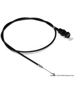 Choke Cable - 35.5 inches w/straight non-threaded end