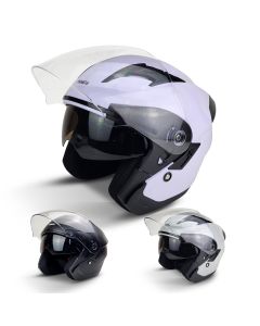 PITMOTO Open-Face Motorcycle Helmet. DOT, Model PM-768