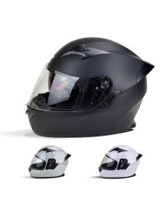 PITMOTO PM-888, Full Face Dual Visor DOT Approved Motorcycle Helmet